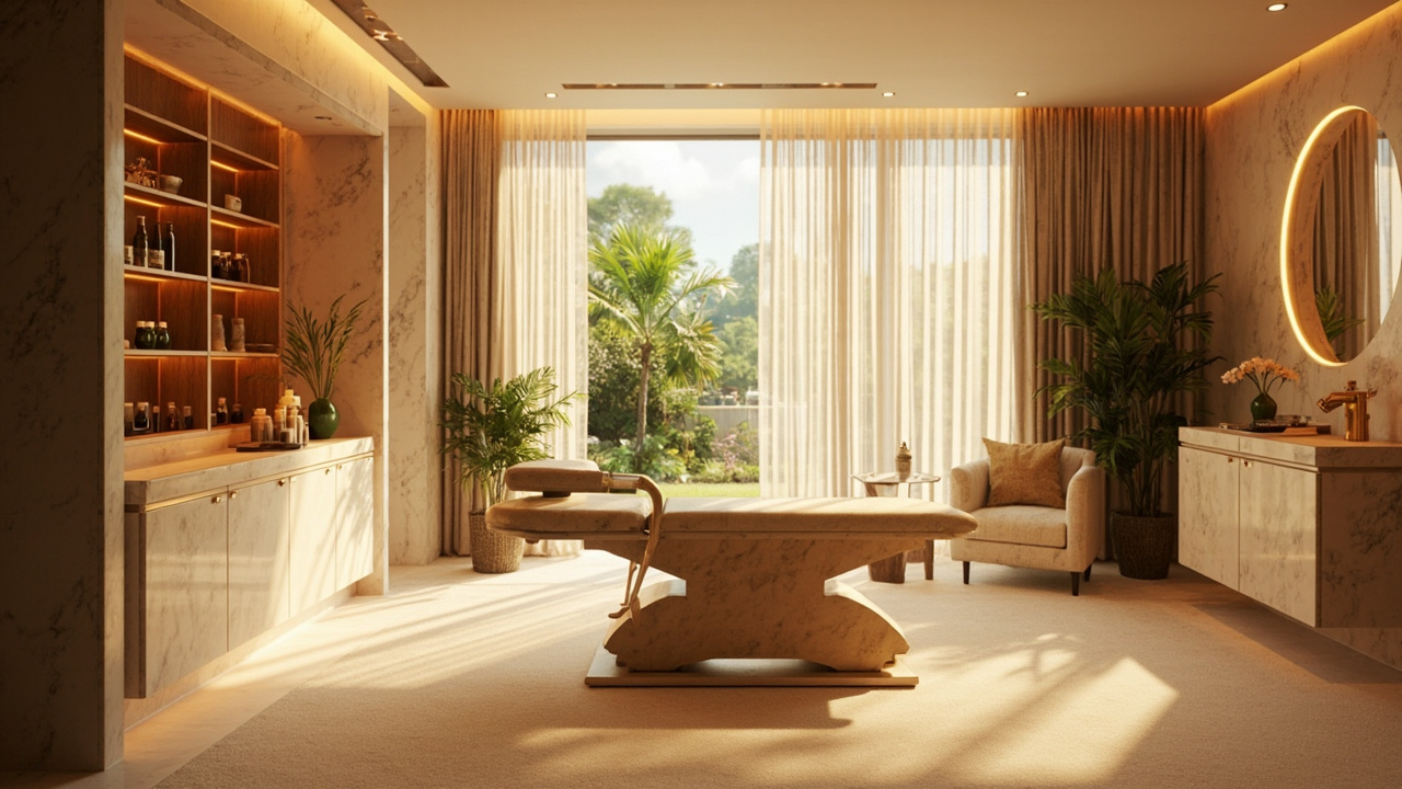 Sala de atendimento de alto padrão no Espaço Camila Furtak em Copacabana